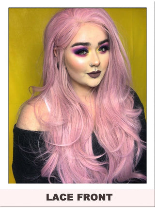 Light Pink Lace Front Wig UK