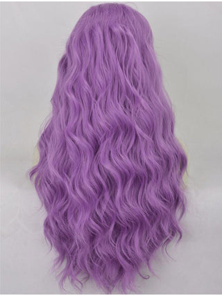 Lilac Lace Front Wig Wavy