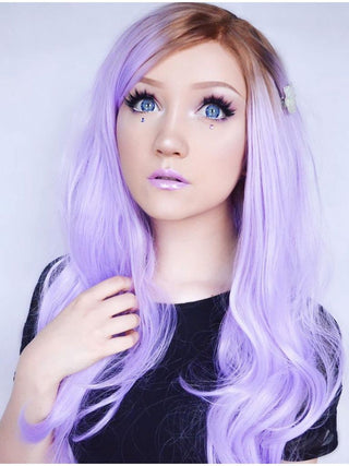 Lilac Wig Long Lace Front