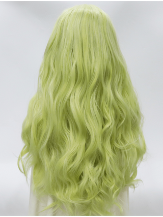 Green Wig Lace Front Long