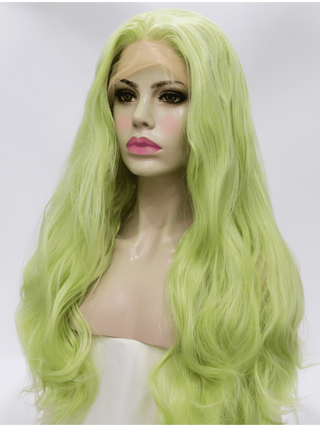 Green Lace Front Wig Lime Green