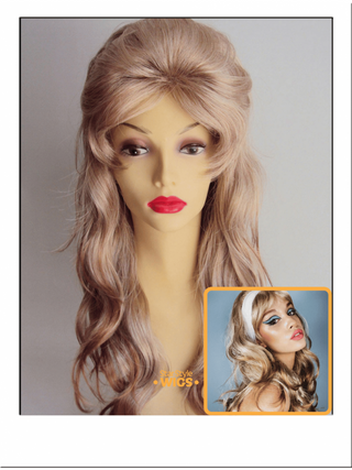 Long Blonde Bouffant Beehive Wig