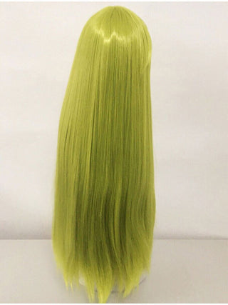 Long Green Wig Lime