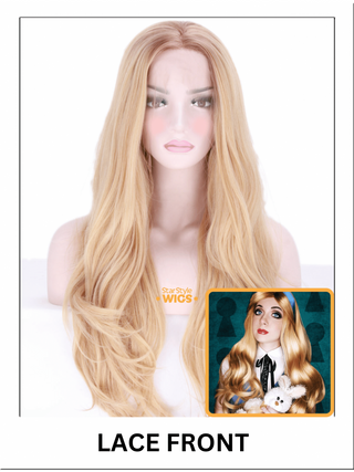 Long Natural Blonde Lace Front Wig