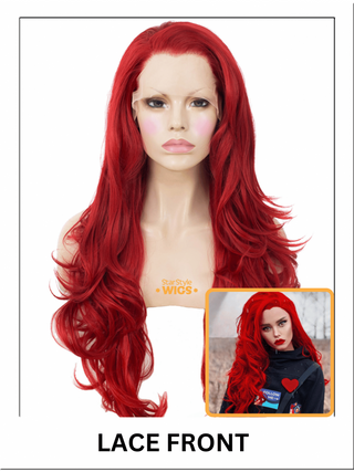 Long Red Lace Front Wig