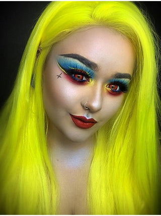 Long Yellow Wig Lace Front