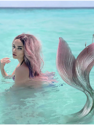 Mermaid Wig Lace Front Pink Ombre