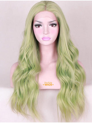 Mint Green Lace Front Wig