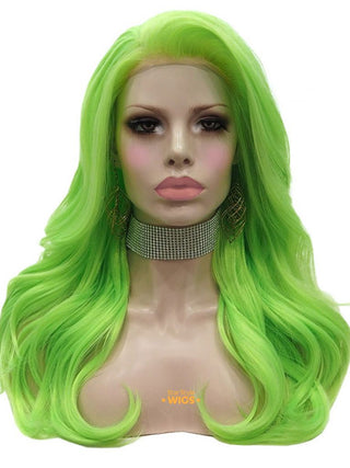 Neon Green Lace Front