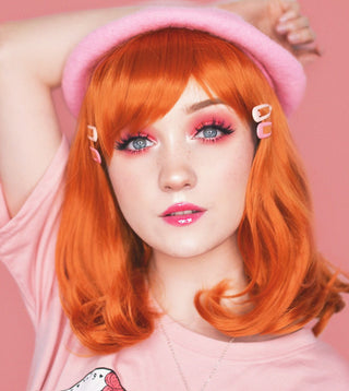 Orange Bob Wig