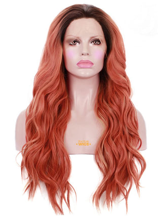 Orange Ombre Wig Lace Front