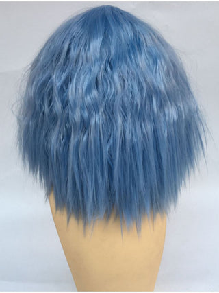 Wavy Blue Short Wig