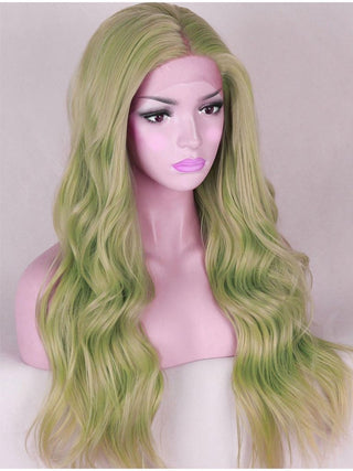 Pastel Green Lace Front Wig