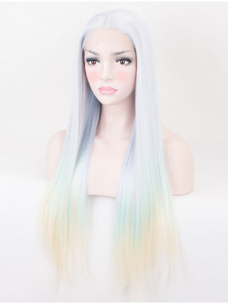 Pastel Ombre Lace Front Wig Long