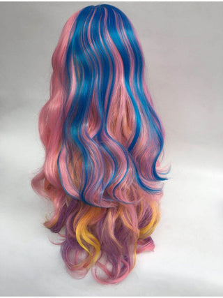 Pastel Rainbow Wig Long