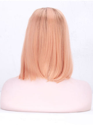 Peach Bob Wig Lace Front