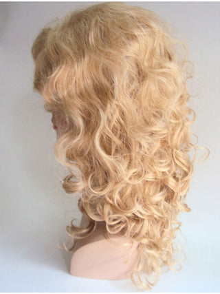 Perm Hair Wig Blonde