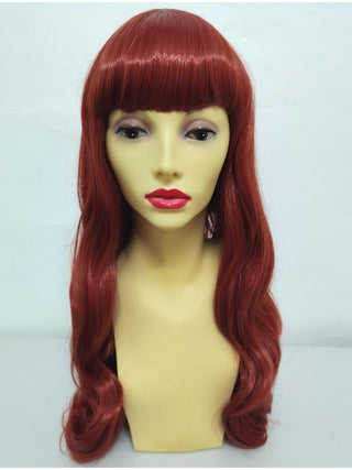 Pin Up Wig Curly Red 50s