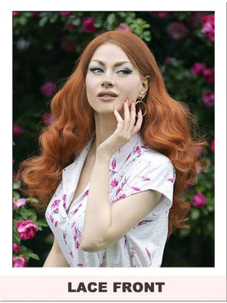 Pin Up Wig Lace Front Ginger