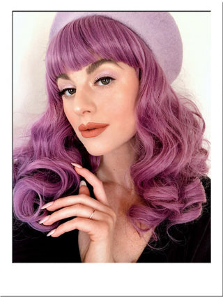 Pin Up Wig Purple