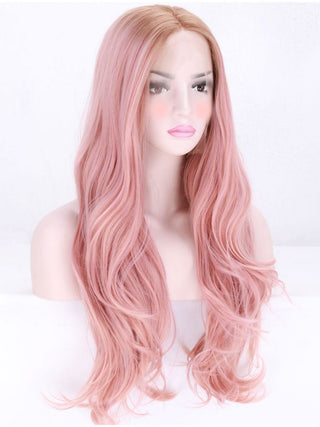 Pink Lace Front Wig Rose Gold