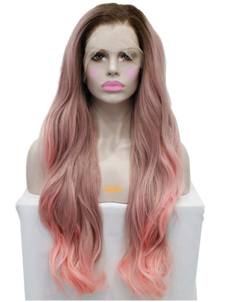 Pink Ombre Lace Front Wig