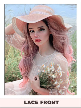 Pink Ombre Wig Lace Front