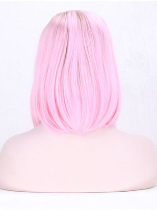 Pink Wig Lace Front Bob