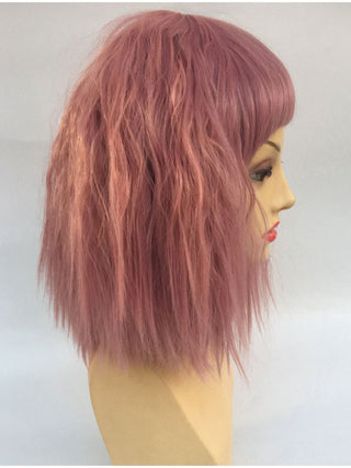 Pink Wig Wavy 9nuz-8l