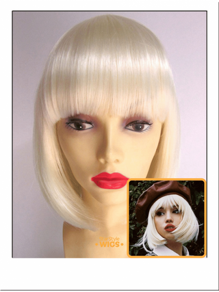 Platinum Blonde Bob Wig