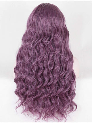 Purple Lace Front Wig Curly