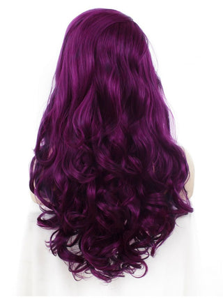 Purple Lace Front Wig Long