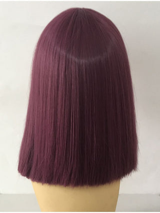 Purple Wig Medium Length Straight