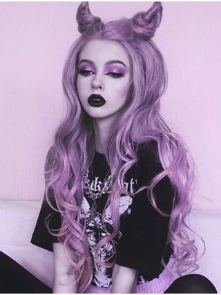 Purple Wig Ombre Lace Front