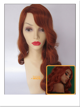 Copper Red 1940s Vintage Wig