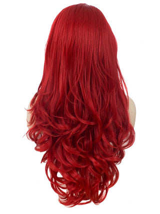 Red Lace Front Wig Wavy