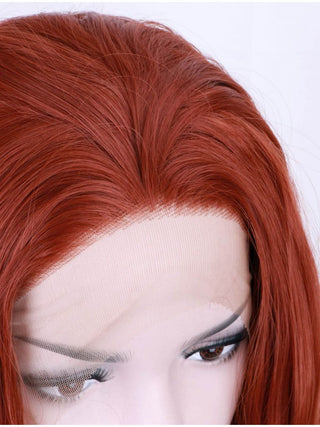 Red Wig Lace Front Auburn