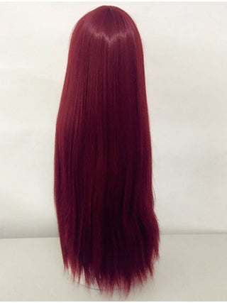 Red Wig Straight Long