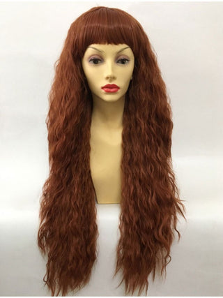 Redhead Wig With Bangs