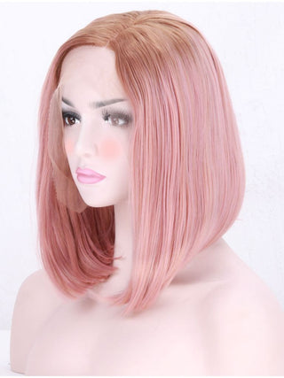 Rose Gold Bob Wig