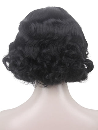 Short Black Curly Wig