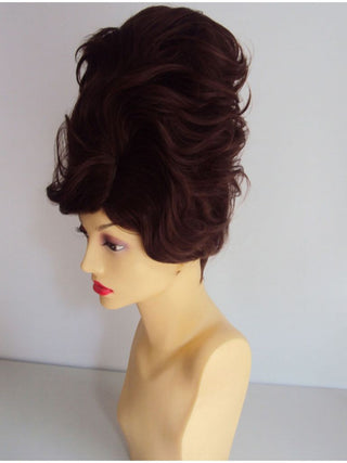 Sixties Beehive Wig Brown