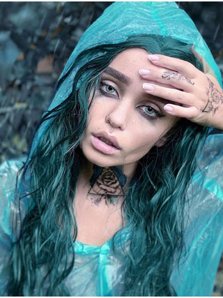 Teal Green Wig Lace Front