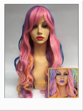 Unicorn Pastel Rainbow Wig