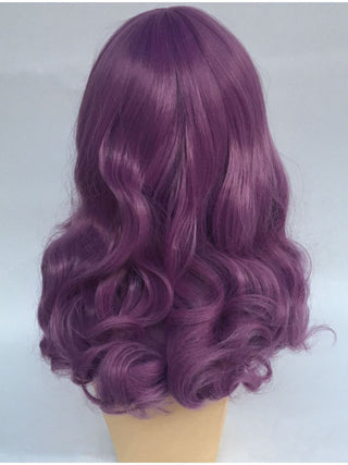 Vintage 1950s Wig Curly Purple