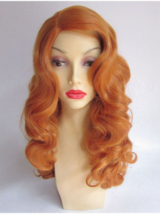 Vintage Wig Curly Red 1940s