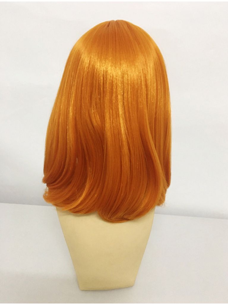 Ginger Lob Wig With Bangs Star Style Wigs UK1