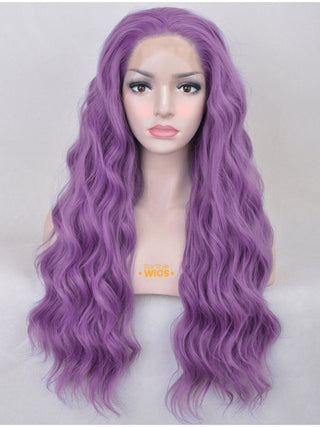 Violet Purple Lace Front Wig