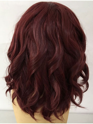 Red Bob Wig Wavy