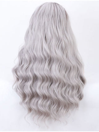 Wavy Silver Grey Lace Front Wig